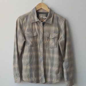 Prana Plaid Long sleeved Shirt